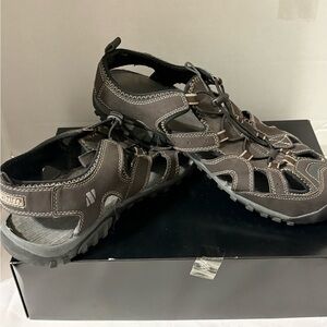 Northside Men's SZ 11.5 Burke II outdoor sandals Brown closed-toe water hiking